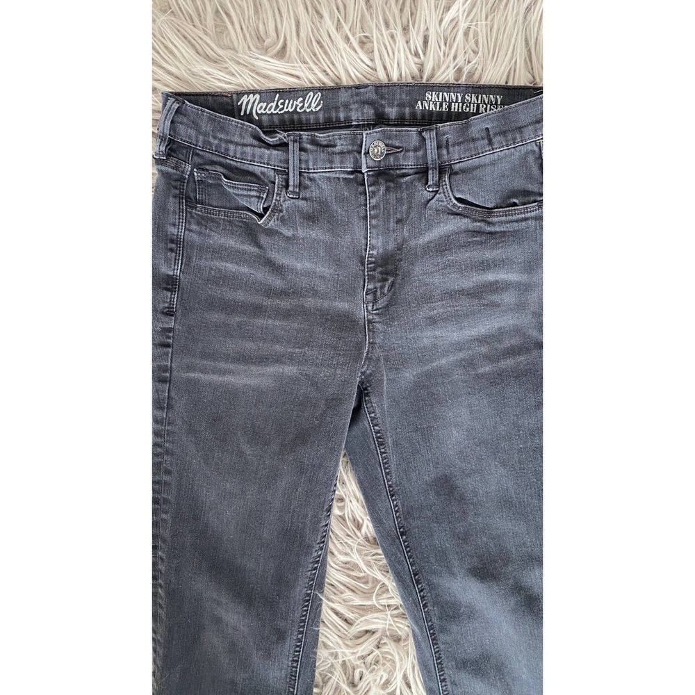 Madewell Skinny Skinny Ankle High Rise Black Jeans Size 28